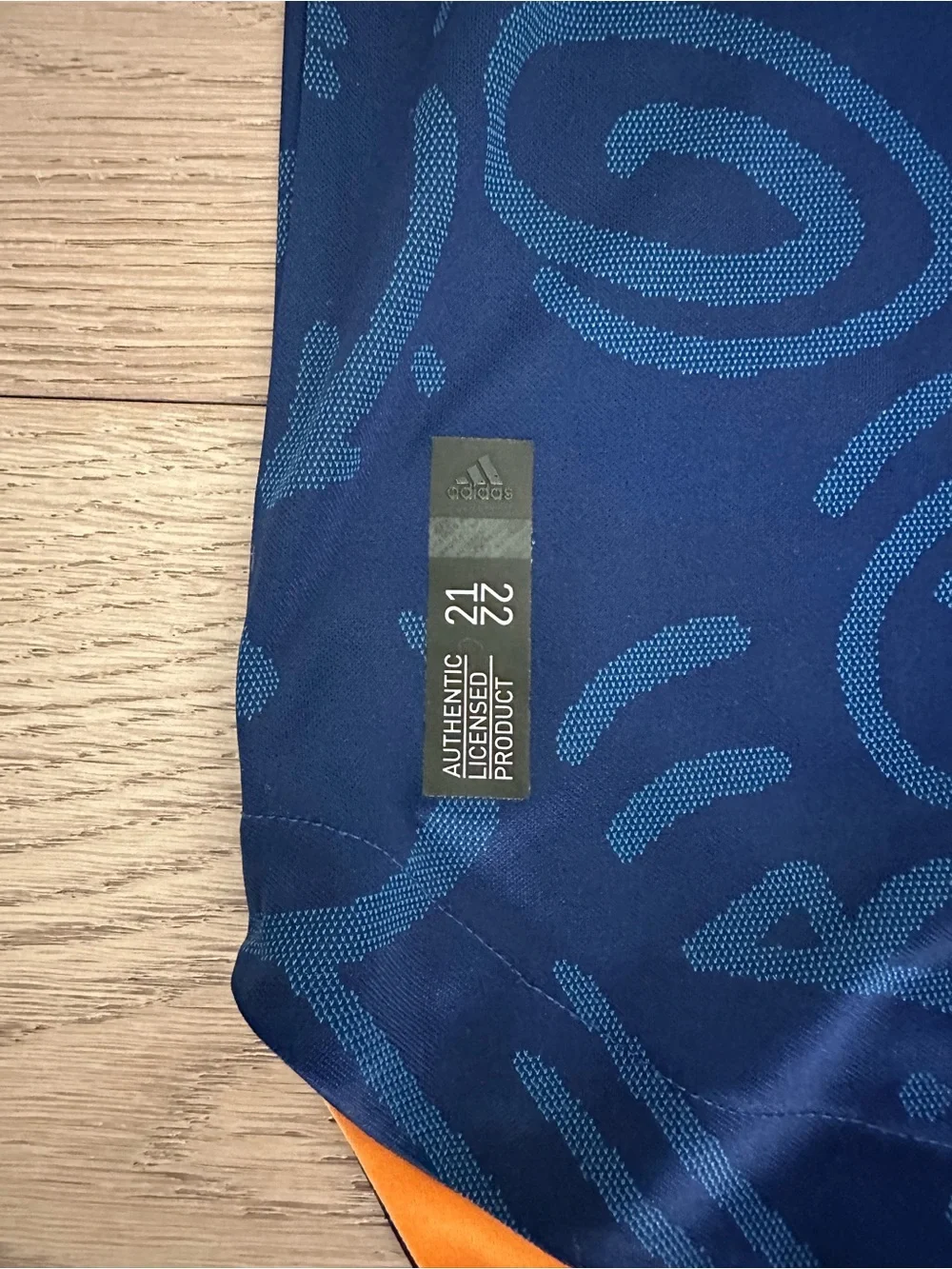 2021-2022 Real Madrid Away Champions League Authentic Kit Vini Jr Size LARGE